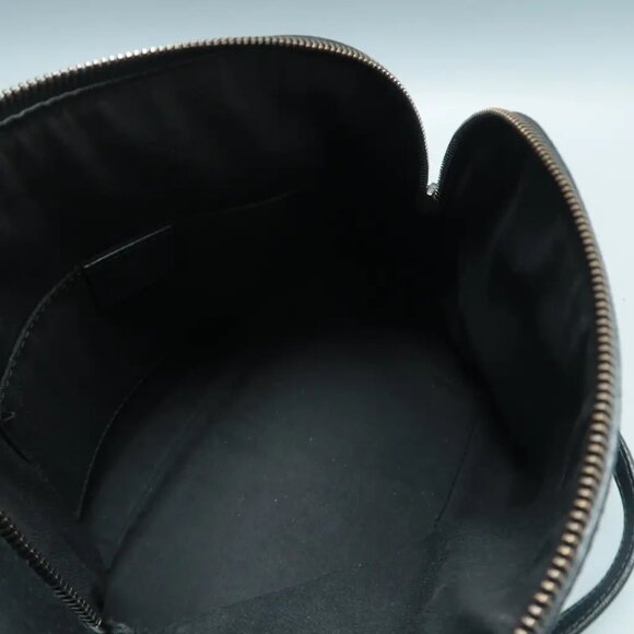 GUCCI Dome Black Leather Satchel 552-012825 - Picture 9 of 12